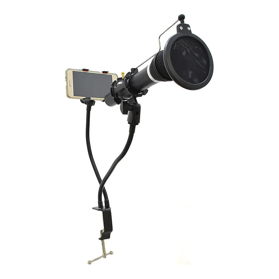 Soporte De Mesa Para Smartphone Y Micrófono - Streaming 7