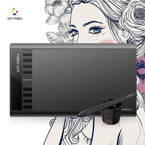 Tableta digitalizadora XP-Pen Star 03V2, USB, Lápiz ergonómico (Windows/Mac)