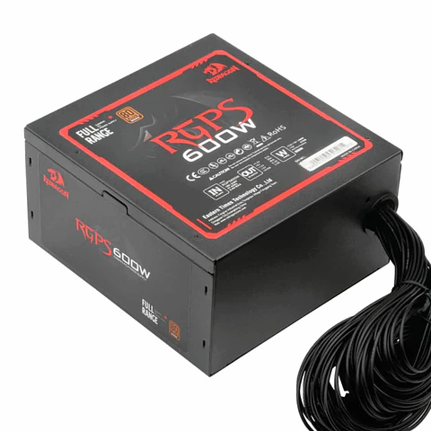 Fuente de Poder Redragon RPGS GC-PS002, 600W, 80 plus bronce