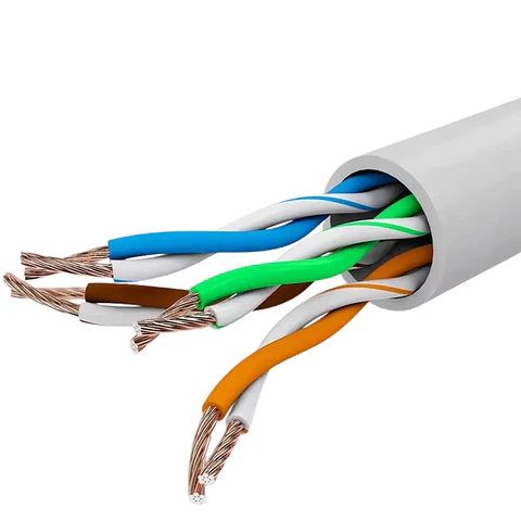 Cable de Red Patch Cord Cat6 20Mts CCA RJ-45 100 Ohm Gris