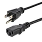 Cable de poder Americano para Fuente De Alimentación 1.5mts, US - thumbnail 1
