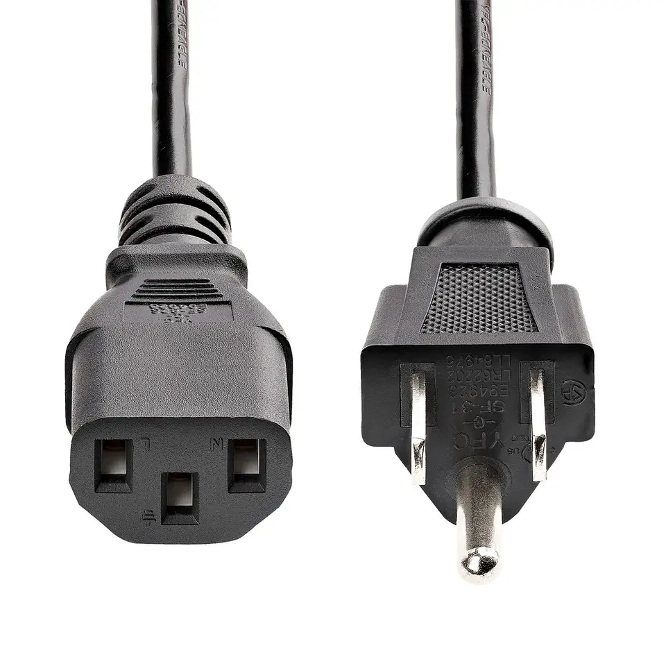 Cable de poder Americano para Fuente De Alimentación 1.5mts, US 2
