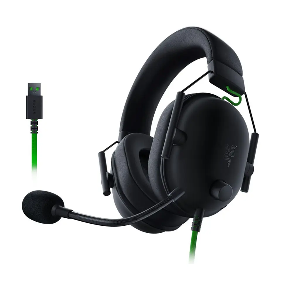 Audífonos Gamer Razer BlackShark V2 X USB, multiuso, Negro 1