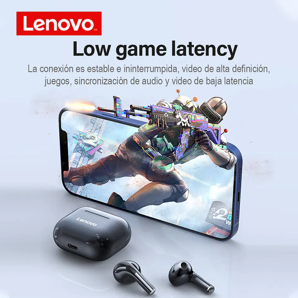Audífonos In-Ear Inalámbricos Lenovo LivePods LP40 5