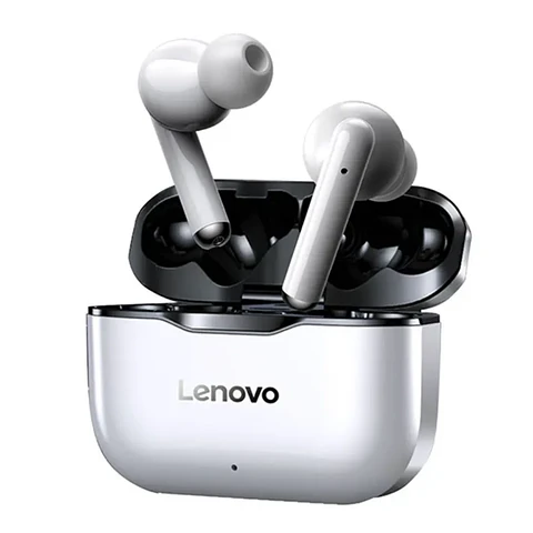 Audífonos in-ear inalámbricos Lenovo LivePods LP1 blanco y negro