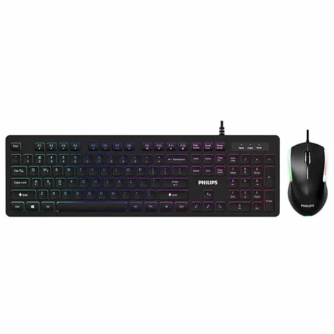 Kit Teclado + mouse gamer Philips SPT8264