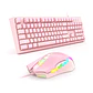 Kit Gamer 2 En 1 Onikuma G25-cw905, Teclado + Mouse Pink - thumbnail 1