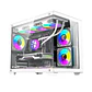Gabinete Gamer Darkflash B275 Pro Vidrio 6Fan ARGB mATX White - thumbnail 1