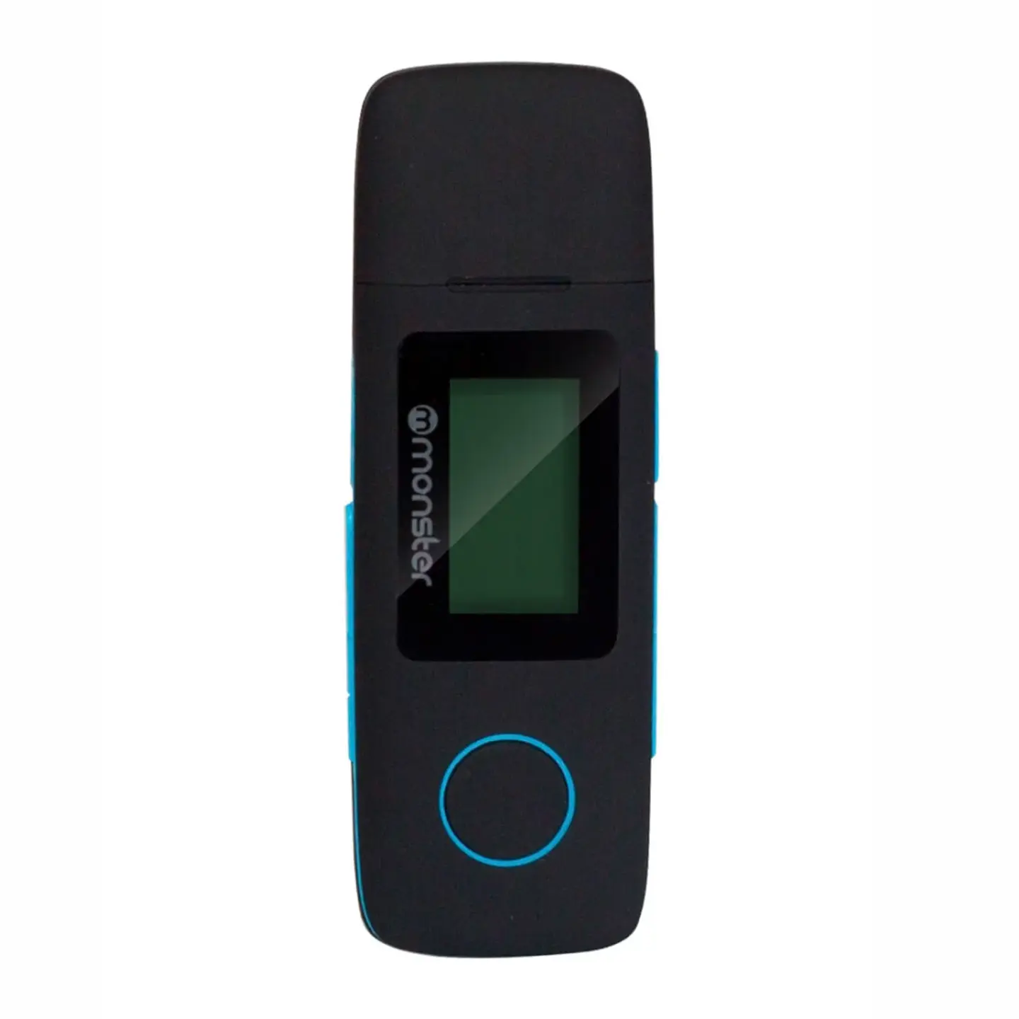 Reproductor Monster Mp3, 16gb, Radio FM, Puerto microSD, Con Grabador De Voz - celeste 3