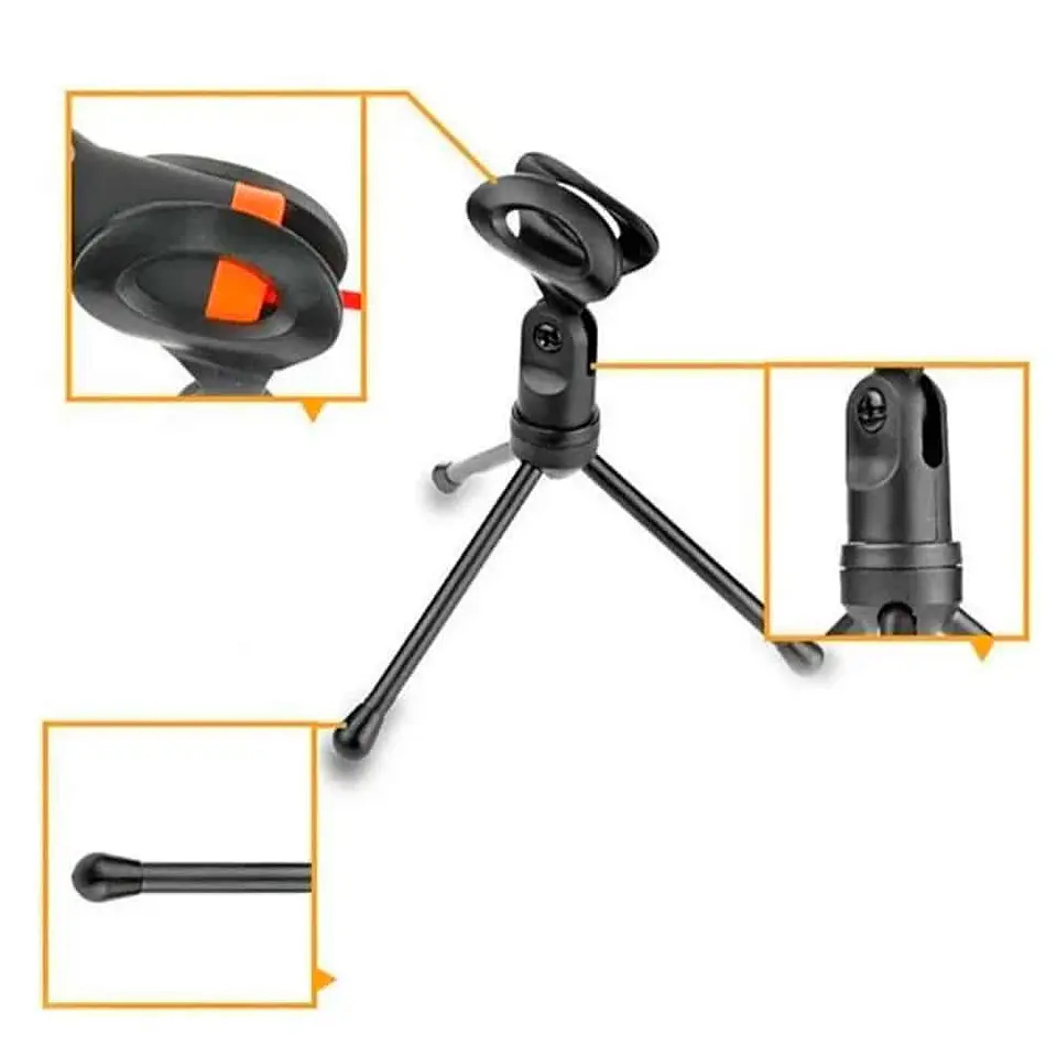 Kit Micrófono Condensador Andowl QY-K222 3