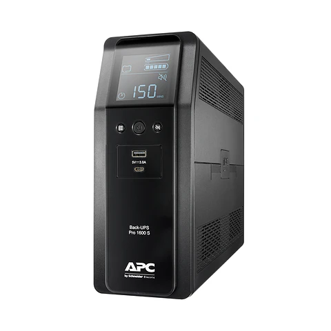 UPS PRO APC 1600VA, 8 Salidas, LCD, AVR, 960W, Ideal Gaming