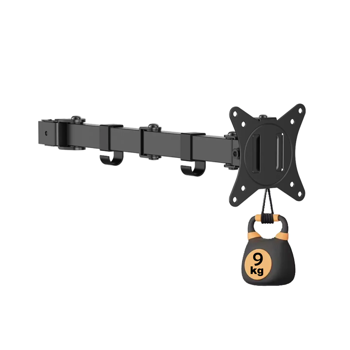 Brazo Articulado De Acero para Monitor 17”-32”, soporta 9kg 2