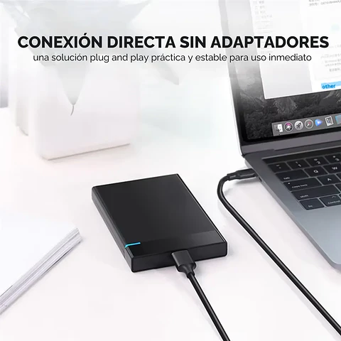 Cable USB-C a Micro USB 3.0 SuperSpeed 1Mts 5Gbps Cobre