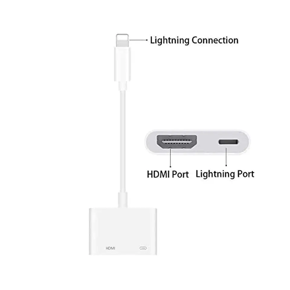 Adaptador Lightning A HDMI Tecnolab TL113 - iPhone/iOS/iPad 4