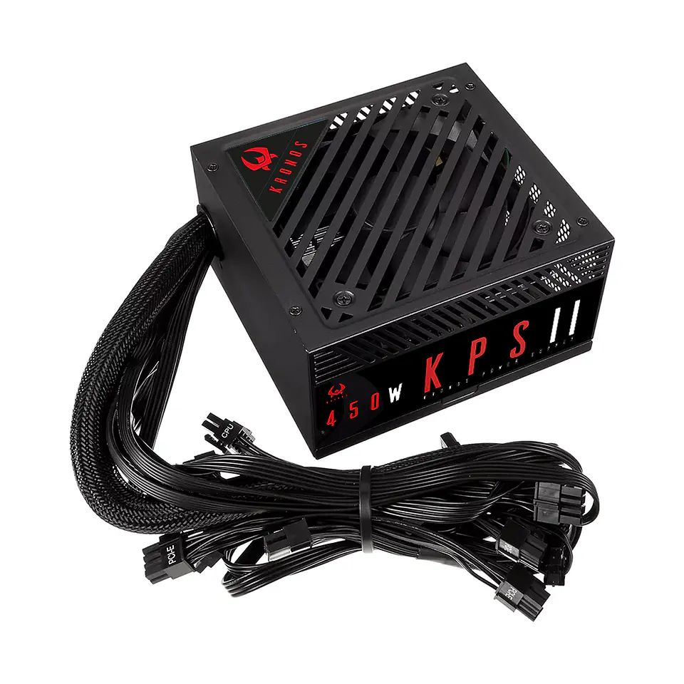 Fuente de poder ATX Kronos 450w, Certificada 80 Plus bronze 3