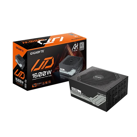 Fuente de Poder Gigabyte 1600W UD1600PM PG5 AI TOP, 80+ Platinum