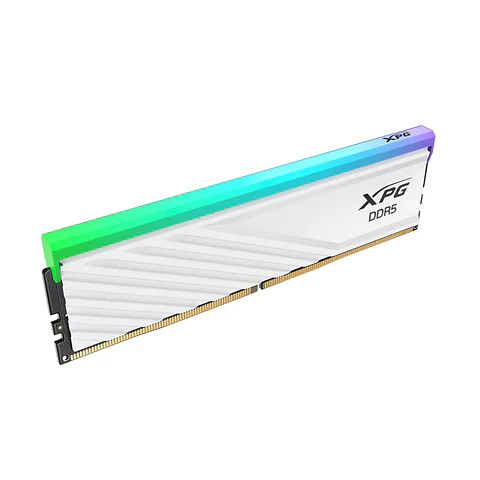 Memoria Ram XPG Lancer Blade 16GB DDR5 6000MT/s RGB, DIMM Blanca