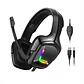 Audífonos Gamer Onikuma K20 Pro Micrófono, Pc Ps4 Xbox Gaming - Negro - thumbnail 2