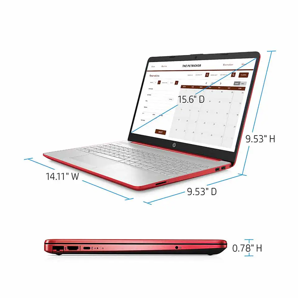 Notebook HP 15-DW0083WM, 15.6” HD, Pentium Silver N5030, 4GB, 128GB SSD 6