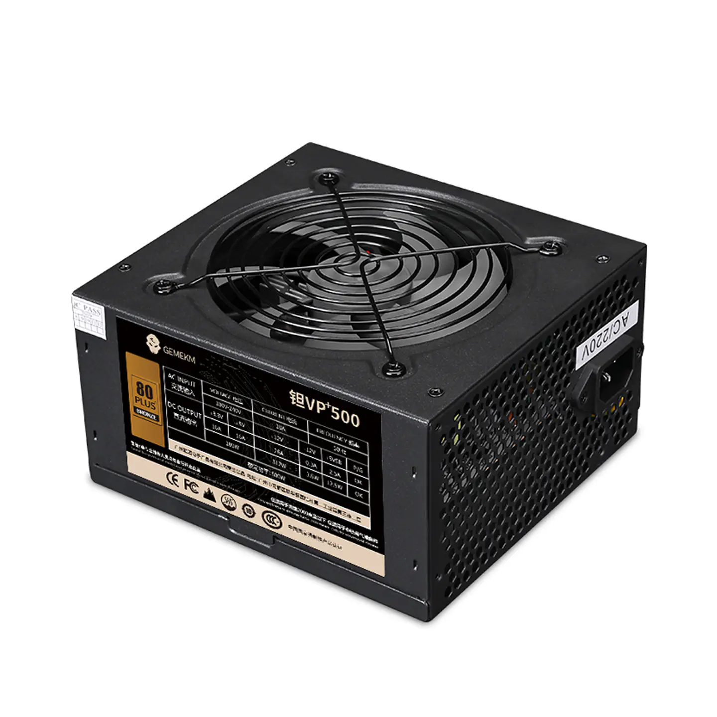 Fuente de poder WJ Coolman 500w plus bronze 2