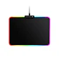 Mouse Pad Gamer Antideslizante Luz RGB Led Touch, 35x25cm - thumbnail 1
