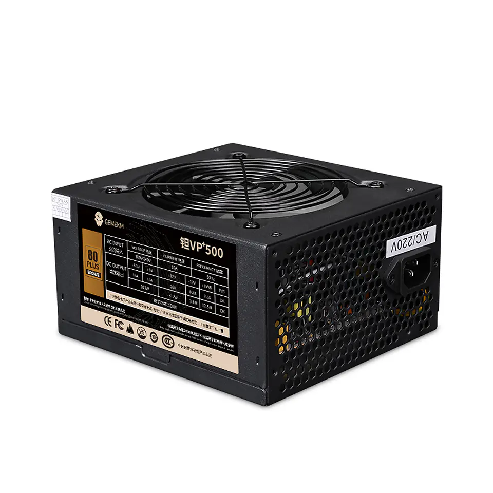 Fuente de poder WJ Coolman 500w plus bronze 3
