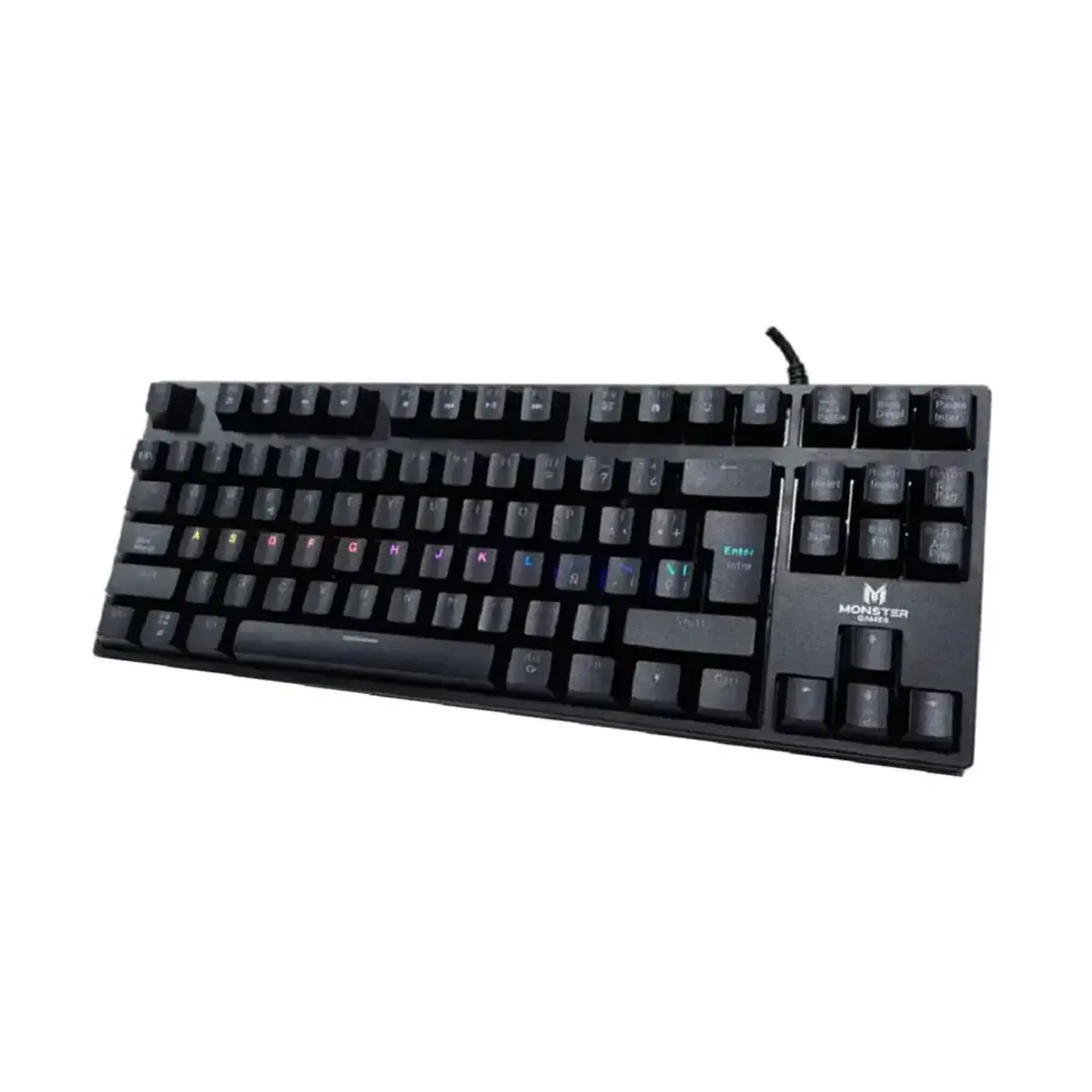 Teclado Gamer Mecánico Monster Punisher, Switch Blue, 60%, RGB 3