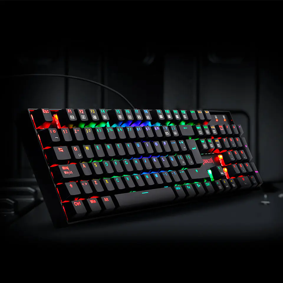 Teclado Mecánico Redragon Mitra K551 - Switch Red RGB 6