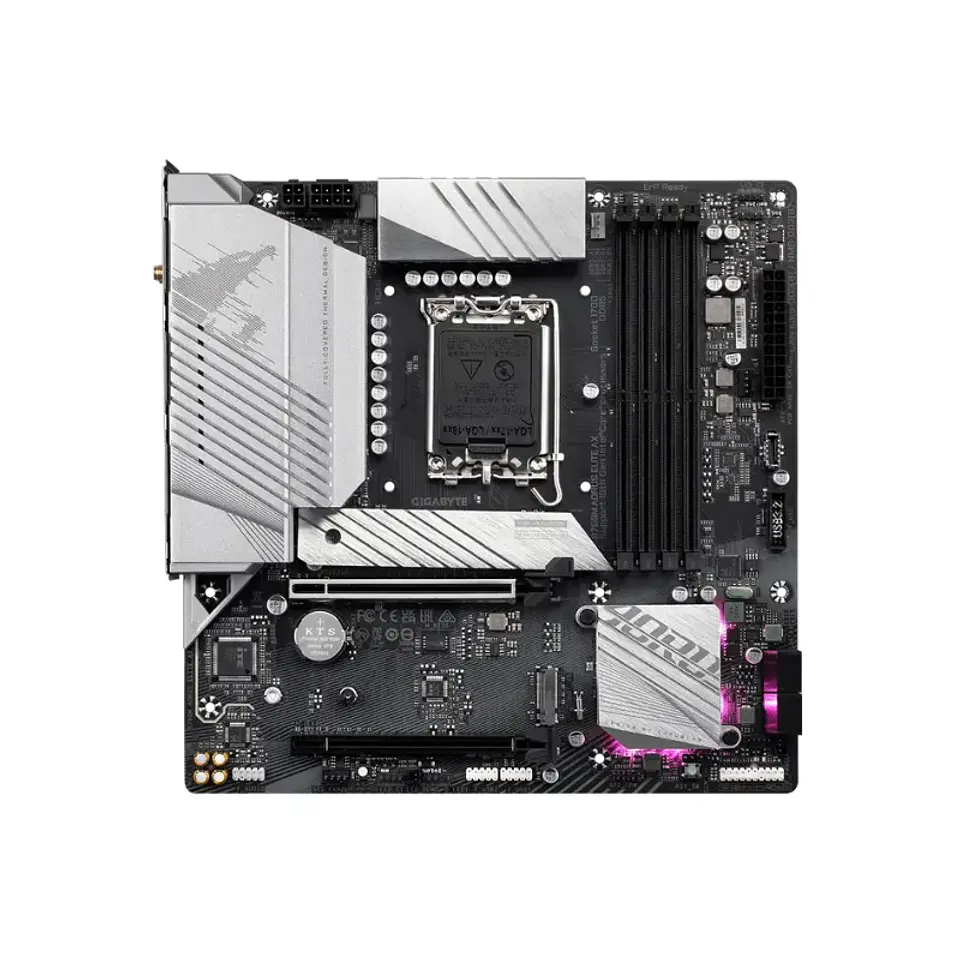 Placa Madre AORUS B760M ELITE AX, LGA1700, DDR5 mATX 5