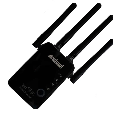 Repetidor Inalámbrico Wifi Andowl Q-A45 - 4 Antenas externas