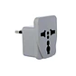 Adaptador multinorma 2p+t 10 A gris - Entrada Nacional - thumbnail 1
