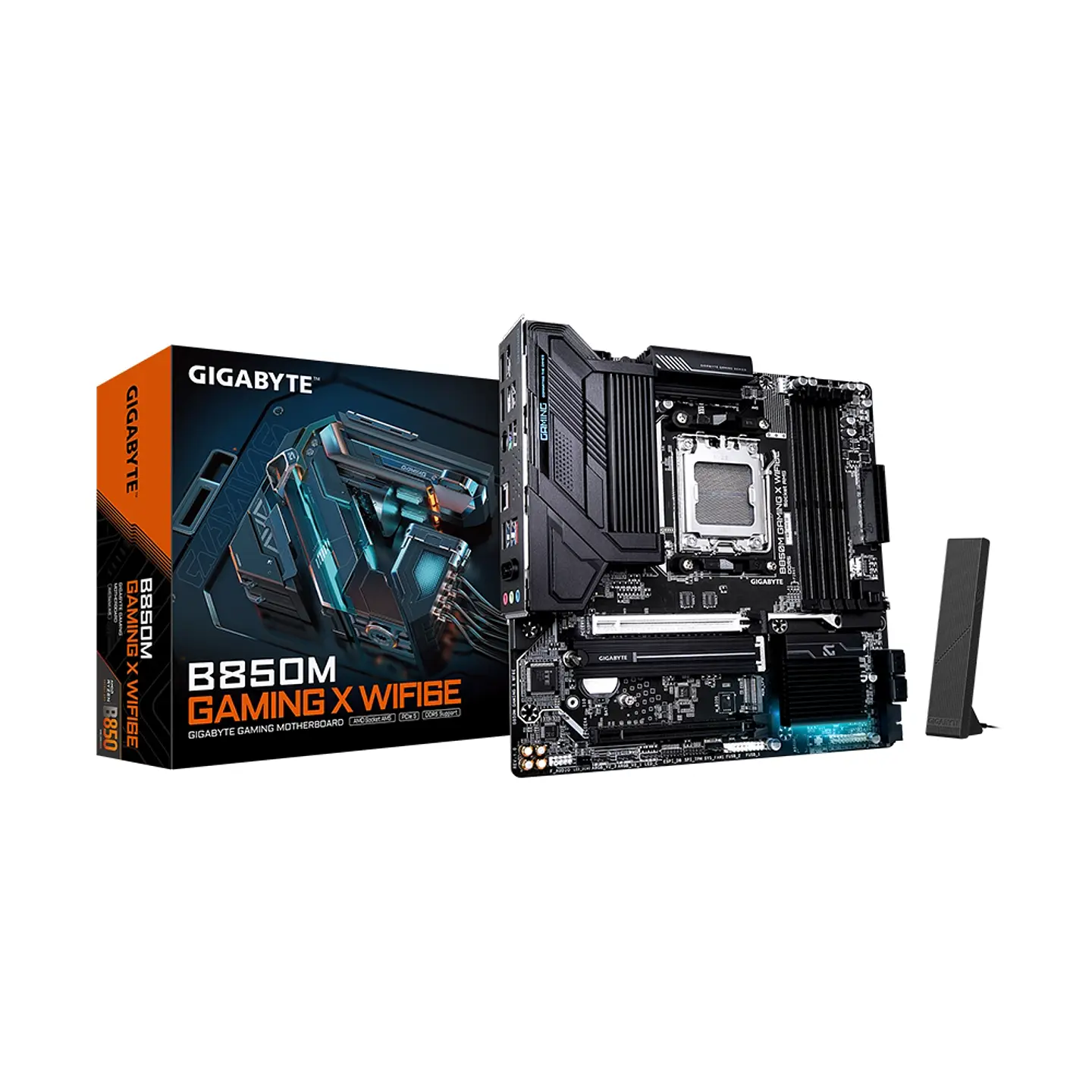 Placa Madre Gigabyte B850M Gaming X WF6E, AMD B850 AM5, DDR5 1