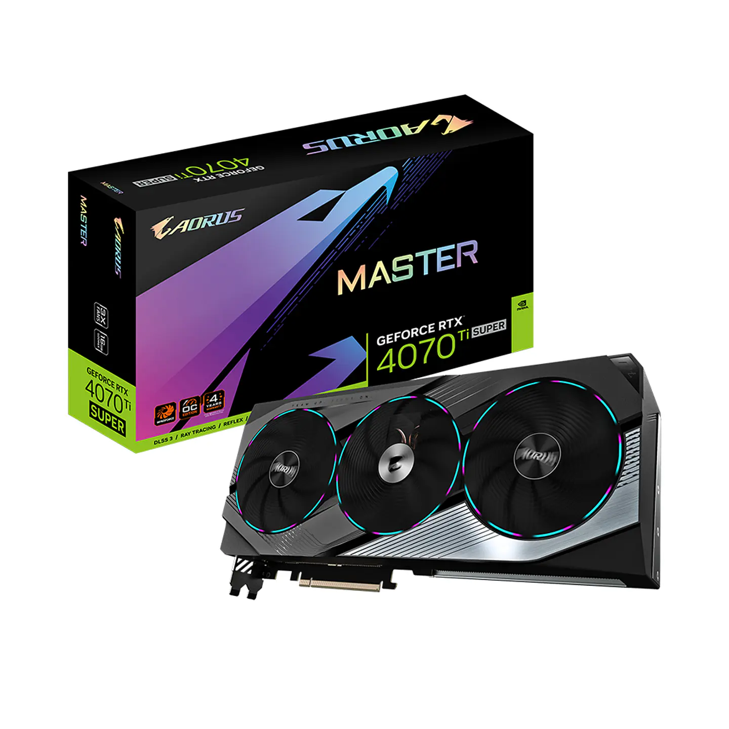 Tarjeta de Video gráfica Aorus RTX 4070 Ti Super MASTER 16G 1