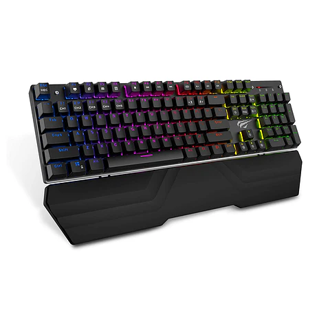 Teclado Gamer Mecánico Gamenote con Apoyamuñeca Switch Blue - KB432L