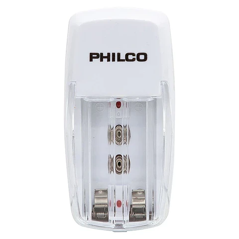 Cargador de Pilas Philco, Tipo AA y AAA