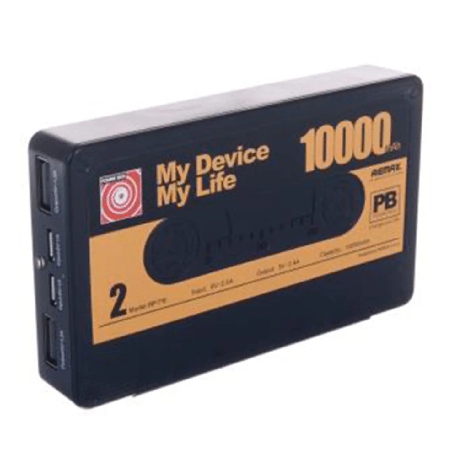 POWER BANK VINTAGE CASSETTE 10.000MAH NJOYTEC (NJ-TAPE10P) 2
