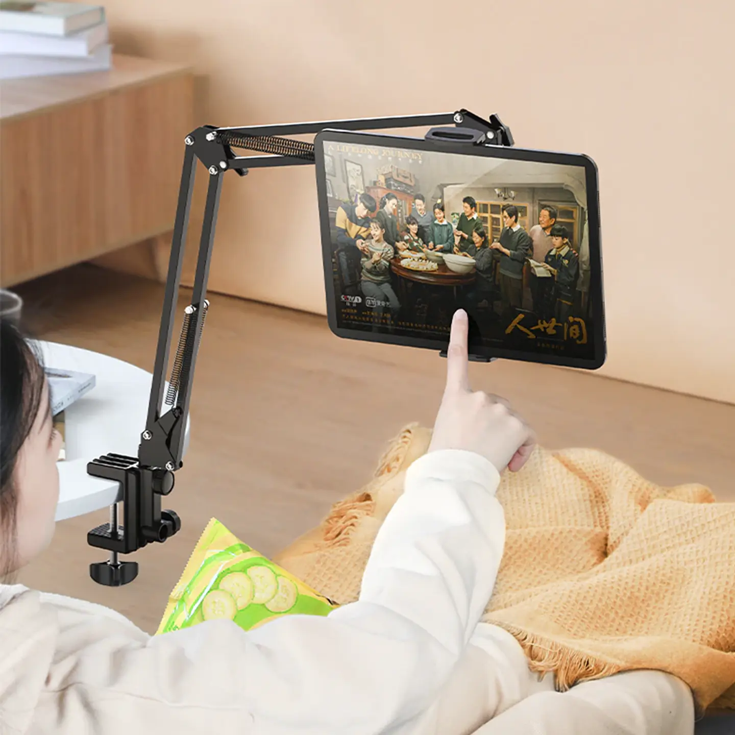 Soporte De Teléfono, Tablet Brazo Flexible Universal Escritorio - Especial Telet 8