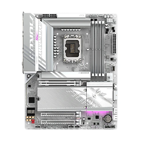 Placa Madre Z890 Aorus Elite Wifi 7 Ice, LGA1851, DDR5, ATX