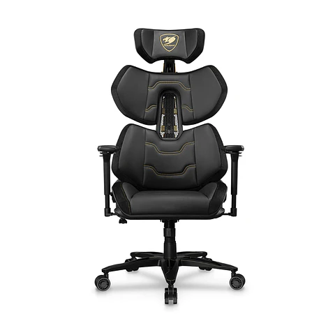 Silla Gamer Cougar Terminator Elite Gold, Brazos 4D, Reclinable 150°