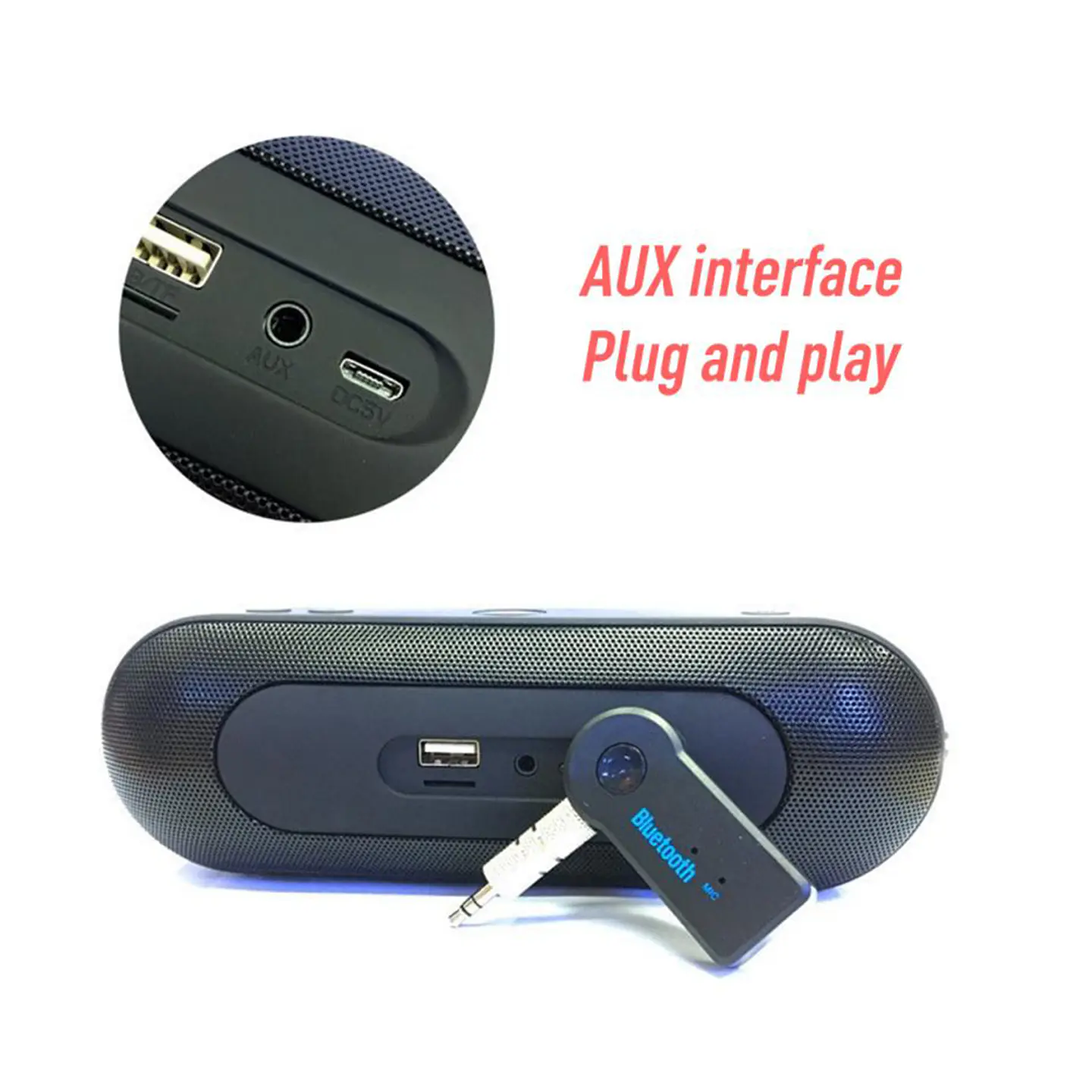 Receptor Bluetooth Adaptador 3.5 mm para radio autos, parlantes, etc 4