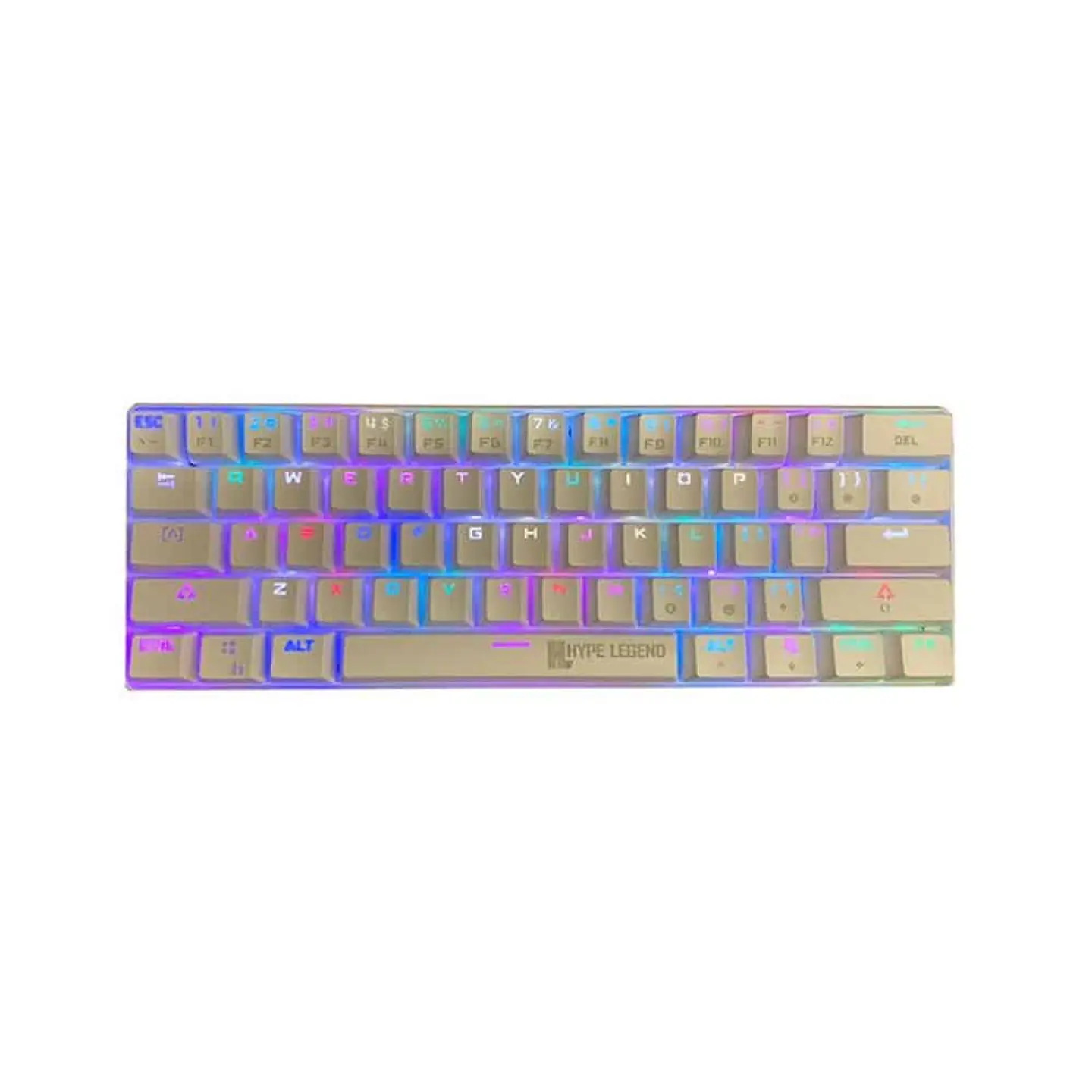 Teclado mecánico Hype Legend Rebel RGB - White 1