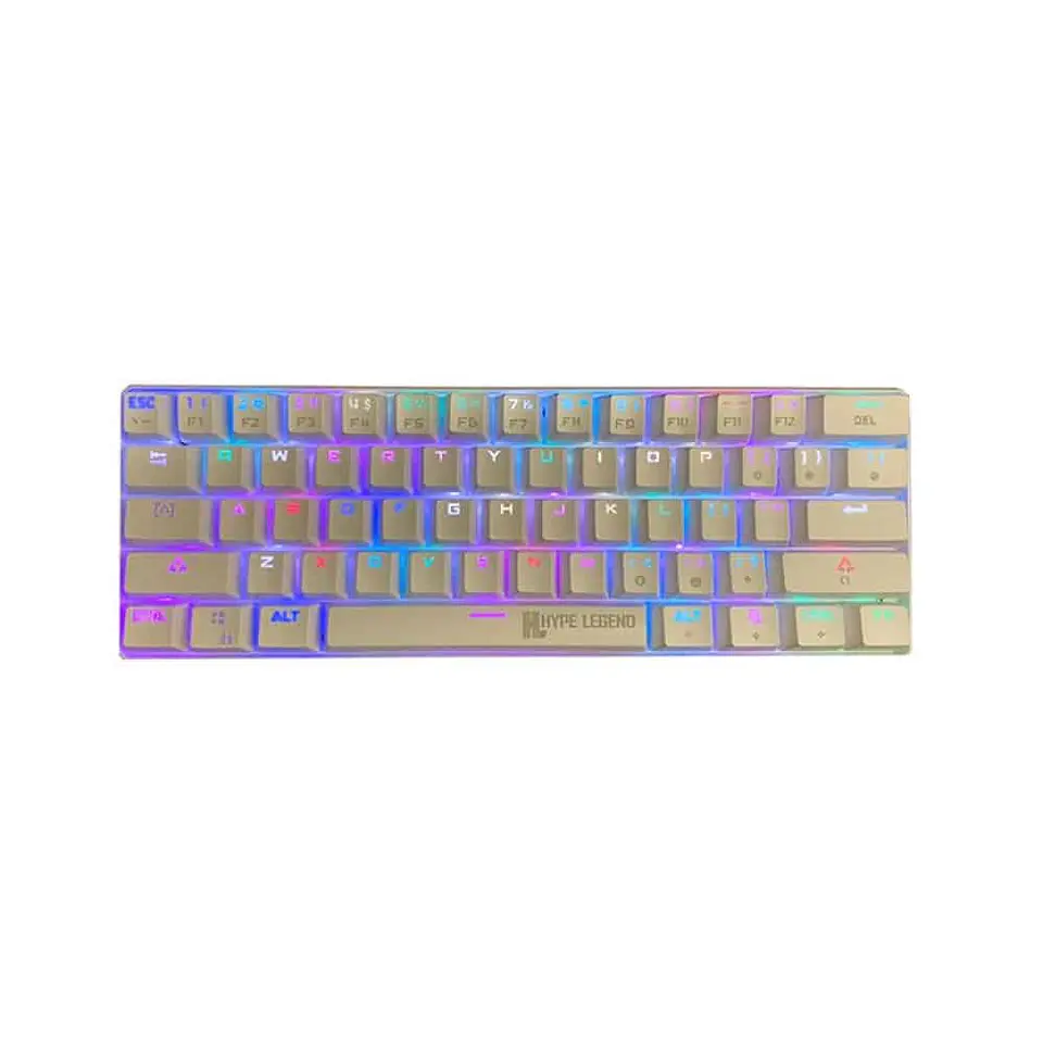 Teclado mecánico Hype Legend Rebel RGB - White 1