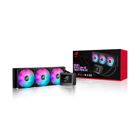 Refrigeración Líquida Asus Rog RYUJIN III 360 ARBG, 3.5" LCD