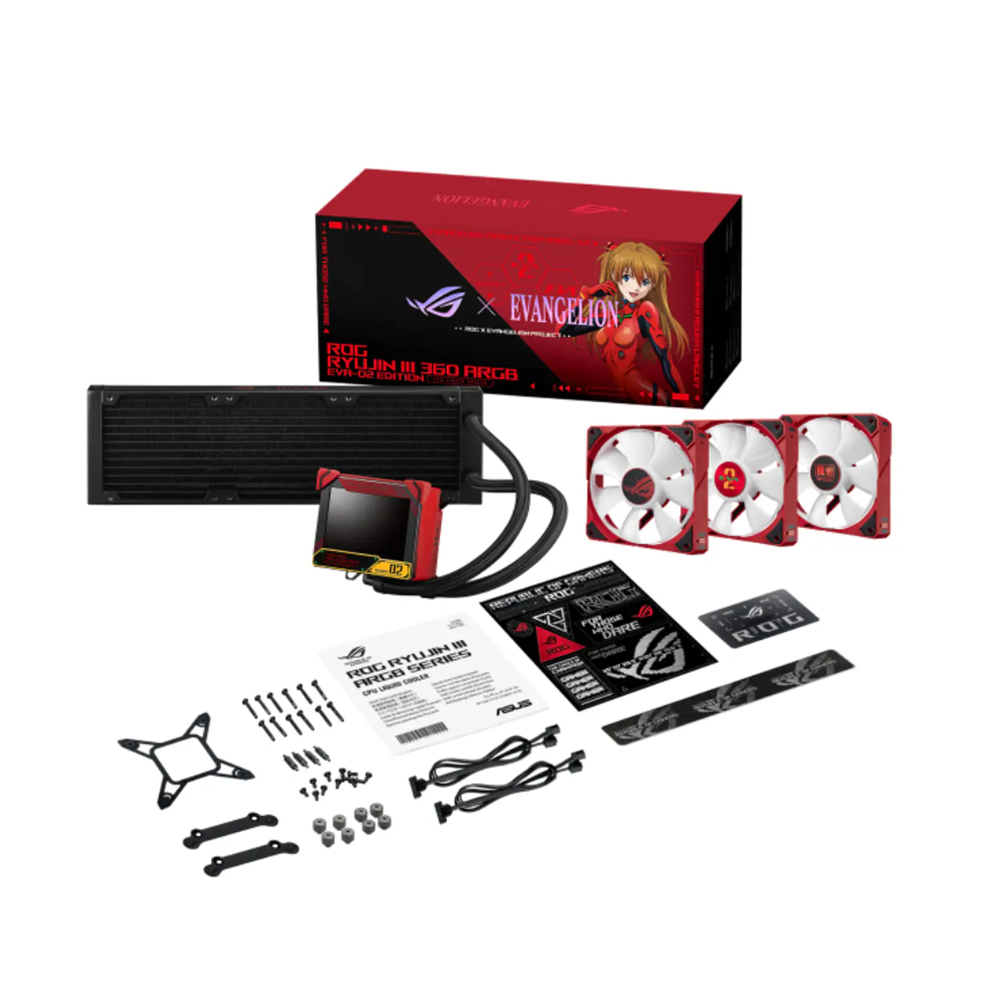 Refrigeración Líquida ASUS ROG Ryujin III 360 ARGB EVA-02 Edition 10