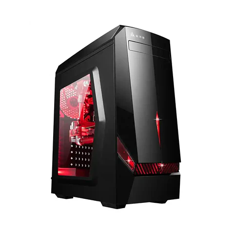 Gabinete ATX Game Pro G6B, incluye 3 ventiladores