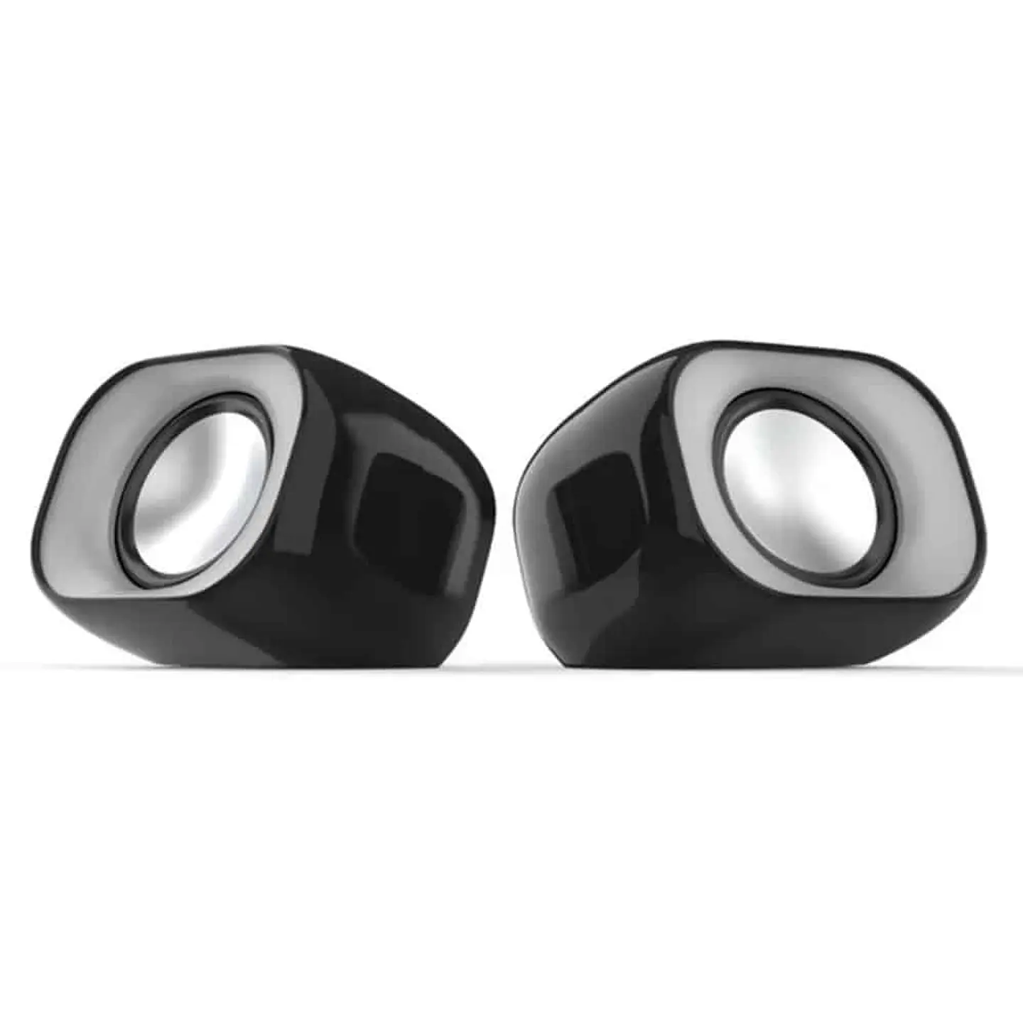 Parlantes HP para PC Multimedia Speaker DHS-2111 - 6W, Auxiliar 3.5 + USB (Contr 3