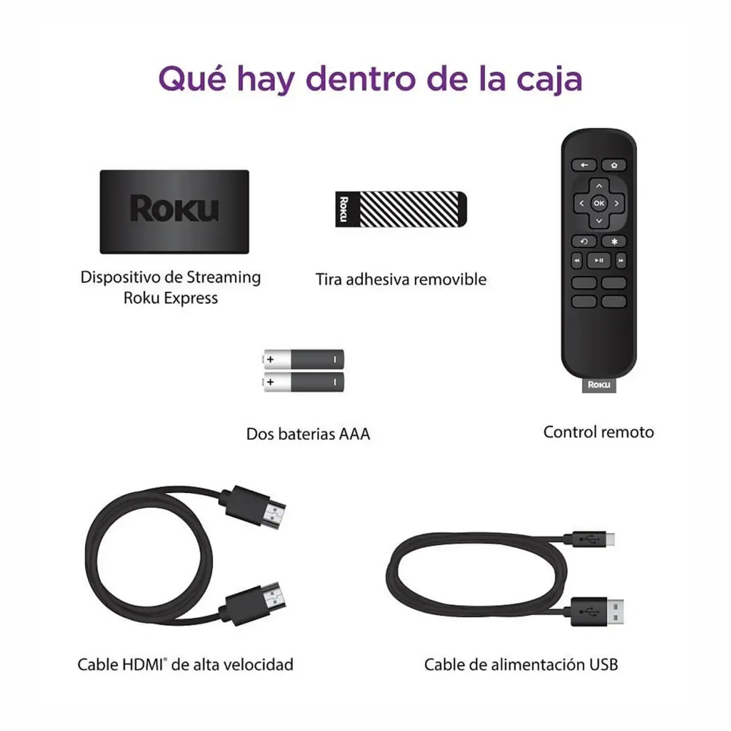 Roku Express Le Full Hd 1080p Disney Hbo Netflix Y Mas 3