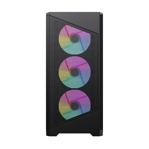 Gabinete Gamemax Destroyer MB mATX, Vidrio Lateral, 4 coolers