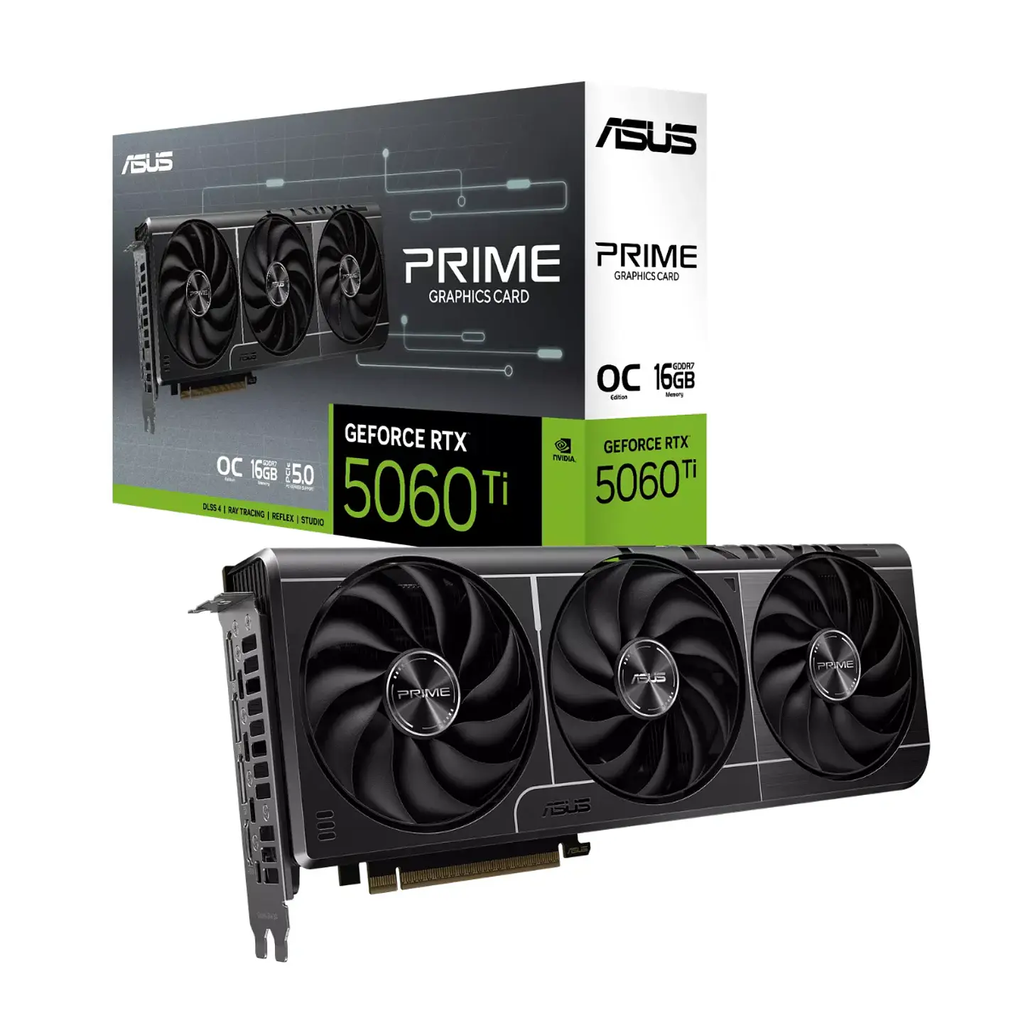 Tarjeta de Video Asus RTX 5060 Ti OC 16GB GDDR7 PciE-5 1