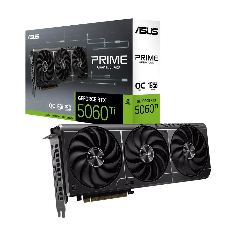 Tarjeta de Video Asus RTX 5060 Ti OC 16GB GDDR7 PciE-5 1